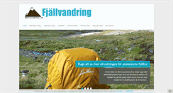 Desktop Screenshot of fjallvandring.com
